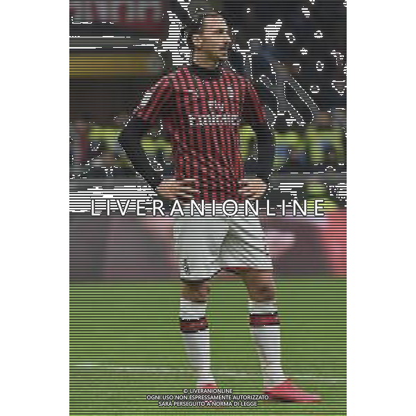 Zlatan Ibrahimovic (Milan) Milan vs Juventus Coppa Italia - semifinale gara di andata Milano 13-02-2020 Stadio Giuseppe Meazza - San Siro foto Roberto Garavaglia - ag. Aldo Liverani sas