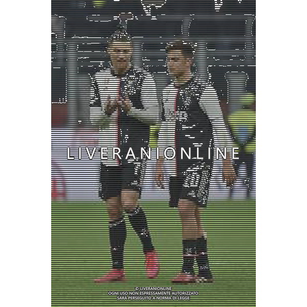 Cristiano Ronaldo (Juventus) SX e Paulo Dybala (Juventus) DX parlano a fine gara Milan vs Juventus Coppa Italia - semifinale gara di andata Milano 13-02-2020 Stadio Giuseppe Meazza - San Siro foto Roberto Garavaglia - ag. Aldo Liverani sas