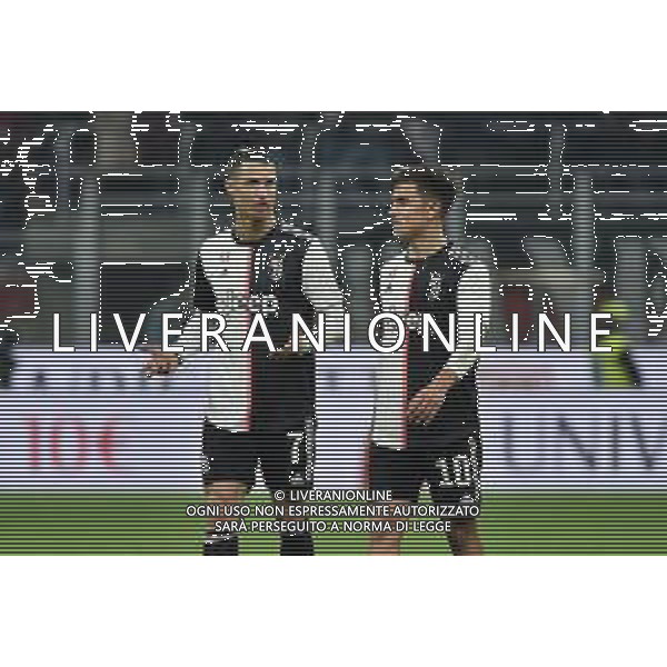 Cristiano Ronaldo (Juventus) SX e Paulo Dybala (Juventus) DX parlano a fine gara Milan vs Juventus Coppa Italia - semifinale gara di andata Milano 13-02-2020 Stadio Giuseppe Meazza - San Siro foto Roberto Garavaglia - ag. Aldo Liverani sas