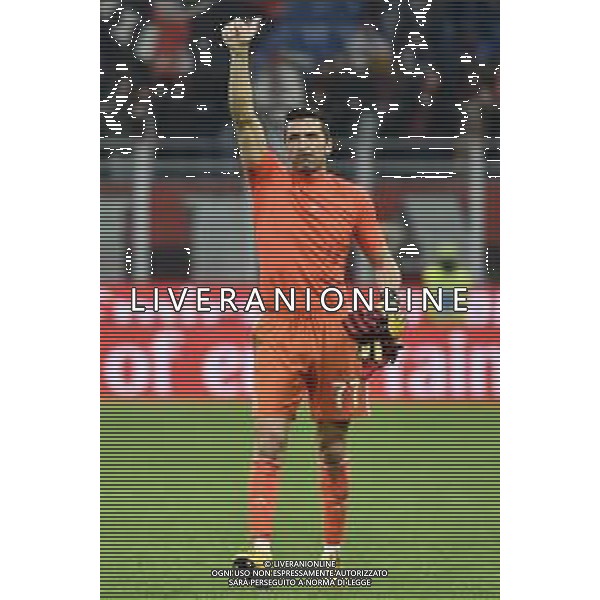 Gianluigi Buffon (Juventus) Milan vs Juventus Coppa Italia - semifinale gara di andata Milano 13-02-2020 Stadio Giuseppe Meazza - San Siro foto Roberto Garavaglia - ag. Aldo Liverani sas
