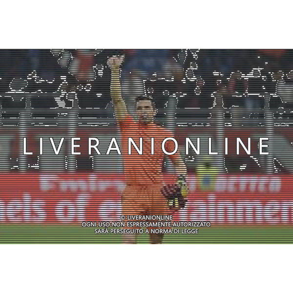 Gianluigi Buffon (Juventus) Milan vs Juventus Coppa Italia - semifinale gara di andata Milano 13-02-2020 Stadio Giuseppe Meazza - San Siro foto Roberto Garavaglia - ag. Aldo Liverani sas