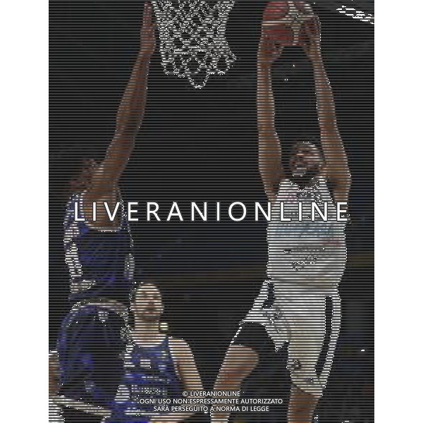 Pesaro 14/02/2020 - Zurich Connect Final Eight 2020 Quarti di Finale - Banco di Sardegna Sassari vs Happy Casa Brindisi - nella foto: Thompson Darius (Happy Casa Brindisi) ©Claudio Zamagni/Agenzia Aldo Liverani s.a.s. / AGENZIA ALDO LIVERANI SAS