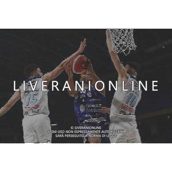 Pesaro 14/02/2020 - Zurich Connect Final Eight 2020 Quarti di Finale - Banco di Sardegna Sassari vs Happy Casa Brindisi - nella foto: Jerrelis Curtis(Banco di Sardegna Sassari) ©Claudio Zamagni/Agenzia Aldo Liverani s.a.s. / AGENZIA ALDO LIVERANI SAS