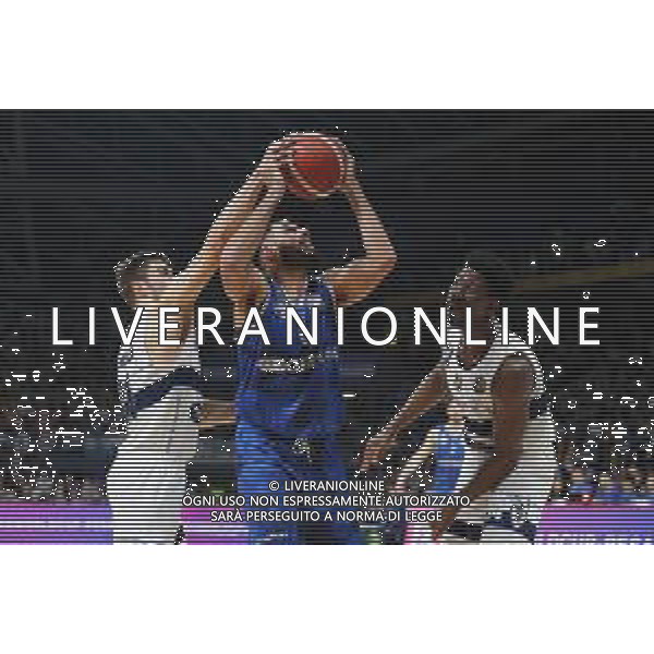 Pesaro 14/02/2020 - Zurich Connect Final Eight 2020 Quarti di Finale - Germani Basket Brescia vs Pompea Fortitudo Bologna - nella foto: Cain Tyler(Germani Basket Brescia) Fantinelli Matteo(Pompea Fortitudo Bologna) Sims Henry(Pompea Fortitudo Bologna) ©Claudio Zamagni/Agenzia Aldo Liverani s.a.s. / AGENZIA ALDO LIVERANI SAS
