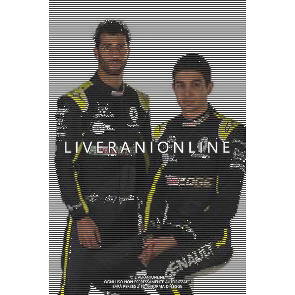 (L to R): Daniel Ricciardo (AUS) Renault F1 Team with team mate Esteban Ocon (FRA) Renault F1 Team. 12.02.2020. Renault F1 Team Season Opener, LíAtelier Renault, Paris, France, Wednesday. / AGENZIA ALDO LIVERANI SAS - ITALY ONLY EDITORIAL USE ONLY - Motor Racing - Presentazione Renault F1 Team Season Opener - Parigi 12.02.2020