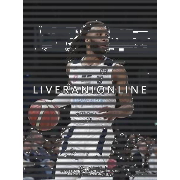 Pesaro 14/02/2020 - Zurich Connect Final Eight 2020 Quarti di Finale - Banco di Sardegna Sassari vs Happy Casa Brindisi - nella foto: Banks Adrian (Happy Casa Brindisi) ©Claudio Zamagni/Agenzia Aldo Liverani s.a.s./ AGENZIA ALDO LIVERANI SAS