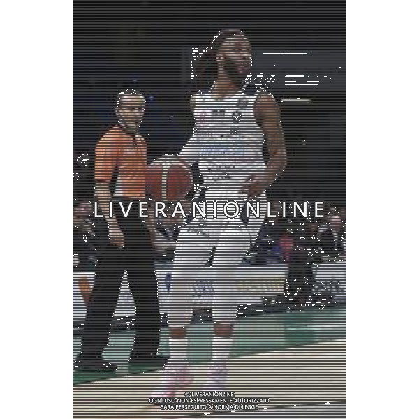 Pesaro 14/02/2020 - Zurich Connect Final Eight 2020 Quarti di Finale - Banco di Sardegna Sassari vs Happy Casa Brindisi - nella foto: Banks Adrian (Happy Casa Brindisi) ©Claudio Zamagni/Agenzia Aldo Liverani s.a.s./ AGENZIA ALDO LIVERANI SAS