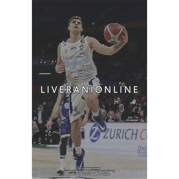 Pesaro 14/02/2020 - Zurich Connect Final Eight 2020 Quarti di Finale - Banco di Sardegna Sassari vs Happy Casa Brindisi - nella foto: Zanelli Alessandro (Happy Casa Brindisi) ©Claudio Zamagni/Agenzia Aldo Liverani s.a.s./ AGENZIA ALDO LIVERANI SAS