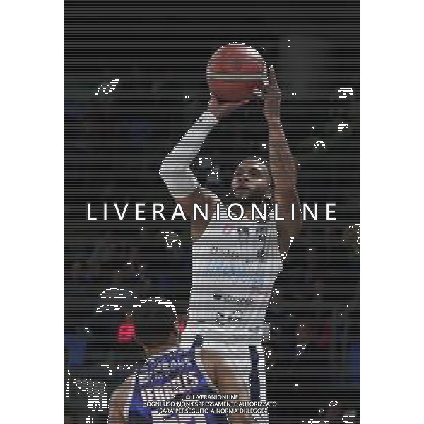 Pesaro 14/02/2020 - Zurich Connect Final Eight 2020 Quarti di Finale - Banco di Sardegna Sassari vs Happy Casa Brindisi - nella foto: Banks Adrian (Happy Casa Brindisi) ©Claudio Zamagni/Agenzia Aldo Liverani s.a.s./ AGENZIA ALDO LIVERANI SAS