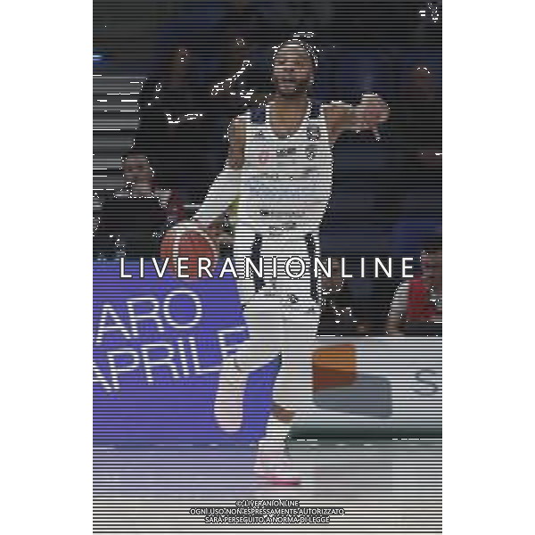 Pesaro 14/02/2020 - Zurich Connect Final Eight 2020 Quarti di Finale - Banco di Sardegna Sassari vs Happy Casa Brindisi - nella foto: Banks Adrian (Happy Casa Brindisi) ©Claudio Zamagni/Agenzia Aldo Liverani s.a.s./ AGENZIA ALDO LIVERANI SAS