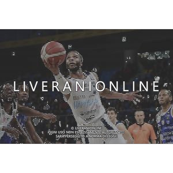 Pesaro 14/02/2020 - Zurich Connect Final Eight 2020 Quarti di Finale - Banco di Sardegna Sassari vs Happy Casa Brindisi - nella foto: Banks Adrian (Happy Casa Brindisi) ©Claudio Zamagni/Agenzia Aldo Liverani s.a.s./ AGENZIA ALDO LIVERANI SAS
