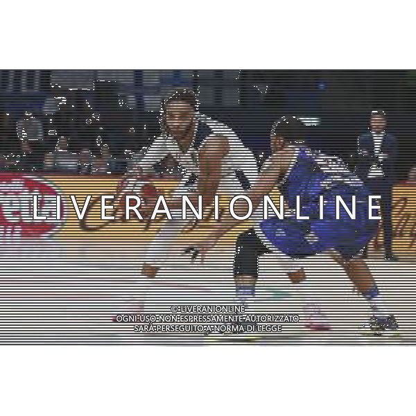 Pesaro 14/02/2020 - Zurich Connect Final Eight 2020 Quarti di Finale - Banco di Sardegna Sassari vs Happy Casa Brindisi - nella foto: Banks Adrian (Happy Casa Brindisi) ©Claudio Zamagni/Agenzia Aldo Liverani s.a.s./ AGENZIA ALDO LIVERANI SAS