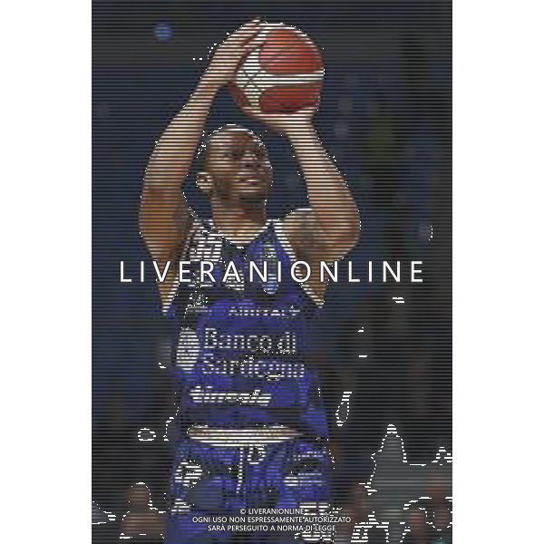 Pesaro 14/02/2020 - Zurich Connect Final Eight 2020 Quarti di Finale - Banco di Sardegna Sassari vs Happy Casa Brindisi - nella foto: Jerrelis Curtis(Banco di Sardegna Sassari) ©Claudio Zamagni/Agenzia Aldo Liverani s.a.s./ AGENZIA ALDO LIVERANI SAS