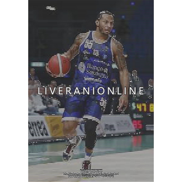 Pesaro 14/02/2020 - Zurich Connect Final Eight 2020 Quarti di Finale - Banco di Sardegna Sassari vs Happy Casa Brindisi - nella foto: Jerrelis Curtis(Banco di Sardegna Sassari) ©Claudio Zamagni/Agenzia Aldo Liverani s.a.s./ AGENZIA ALDO LIVERANI SAS