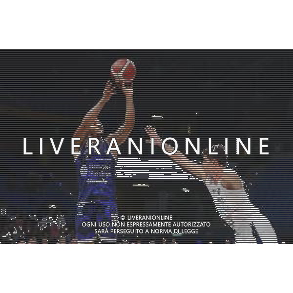 Pesaro 14/02/2020 - Zurich Connect Final Eight 2020 Quarti di Finale - Banco di Sardegna Sassari vs Happy Casa Brindisi - nella foto: Jerrelis Curtis(Banco di Sardegna Sassari) ©Claudio Zamagni/Agenzia Aldo Liverani s.a.s./ AGENZIA ALDO LIVERANI SAS