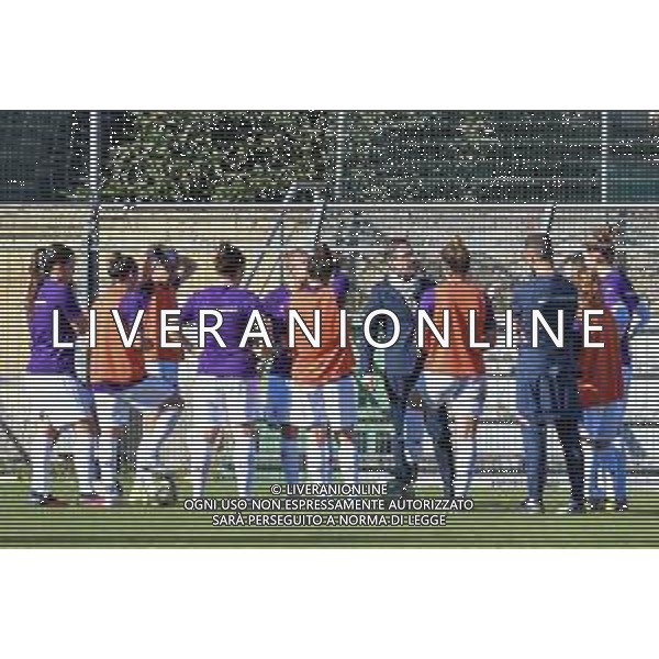 Campionato di Calcio Serie A Femminile 2019/2020 Firenze, Italia 15/02/2020 Fiorentina Women vs Sassuolo Nella foto: Antonio Cincotta (allenatore Fiorentina Women\'s) parla alla squadra ©Lisa Guglielmi- Alessio Marini / AGENZIA ALDO LIVERANI SAS