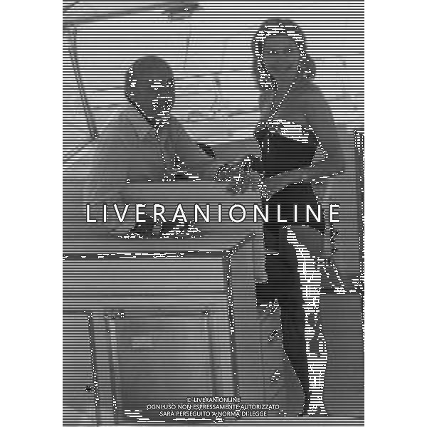 Pia Giancaro, al secolo Maria Pia Giamporcaro ATTRICE ITALIANA - RETROSPETTIVA Nella foto con il marito il Principe Lillio Sforza Marescotti Ruspoli ©Archivio Giovanni Liverani / AG. ALDO LIVERANI SAS