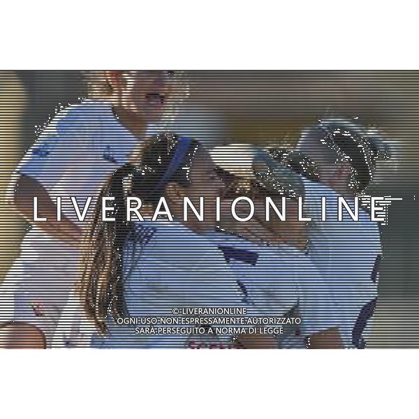 Campionato di Calcio Serie A Femminile 2019/2020 Firenze, Italia 15/02/2020 Fiorentina Women vs Sassuolo Nella foto: Esultanza Fiorentina Women\'s ©Lisa Guglielmi - Alessio Marini / AGENZIA ALDO LIVERANI SAS