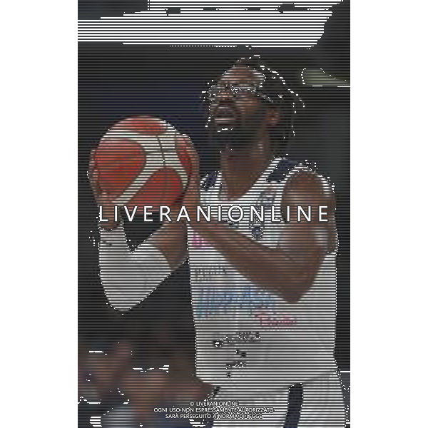 Pesaro 15/02/2020 - Zurich Connect Final Eight 2020 Semifinale - Happy Casa Brindisi vs Pompea Fortitudo Bologna - nella foto: Brown John (Happy Casa Brindisi) ©Claudio Zamagni/Agenzia Aldo Liverani s.a.s.