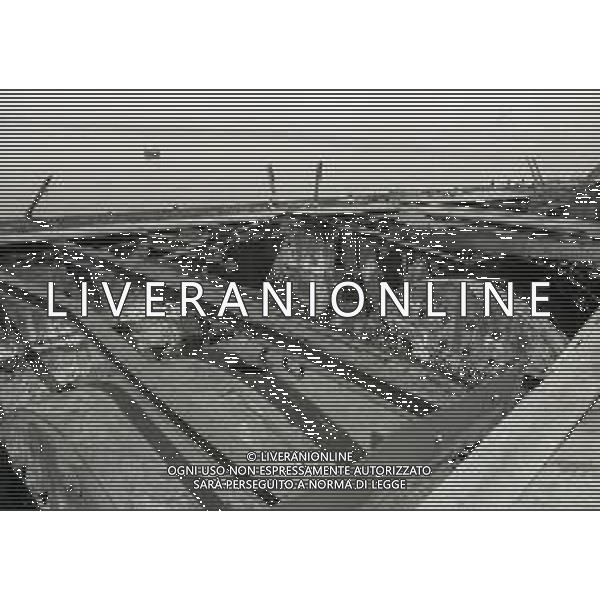 1974 TRIESTE LA NAVE ELETTRA DI GUGLIELMO MARCONI DISMESSA NEL PORTO DI TRIESTE NELLA FOTO Elettra fu la nave-laboratorio su cui Guglielmo Marconi effettuò numerosi dei suoi esperimenti di radiofonia tra le due guerre mondiali AG ALDO LIVERANI SAS