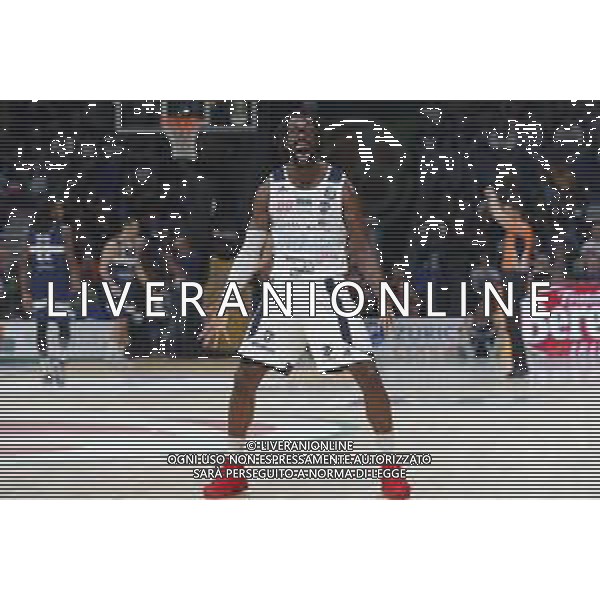 Pesaro 15/02/2020 - Zurich Connect Final Eight 2020 Semifinale - Happy Casa Brindisi vs Pompea Fortitudo Bologna - nella foto: Esultanza Brown John (Happy Casa Brindisi) ©Claudio Zamagni/Agenzia Aldo Liverani s.a.s.