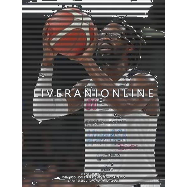 Pesaro 15/02/2020 - Zurich Connect Final Eight 2020 Semifinale - Happy Casa Brindisi vs Pompea Fortitudo Bologna - nella foto: Brown John (Happy Casa Brindisi) ©Claudio Zamagni/Agenzia Aldo Liverani s.a.s.