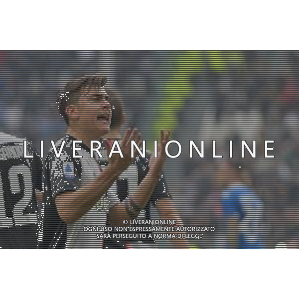 Torino 16.02.2020 Allianz Stadium ©Falzone/Agenzia Aldo Liverani Juventus vs Brescia Campionato italiano di calcio Serie A Tim 2019-2020 Nella foto: ESULTANZA DOPO IL GOL DI PAULO DYBALA - ABBRACCIO ©Falzone/ AGENZIA ALDO LIVERANI SAS