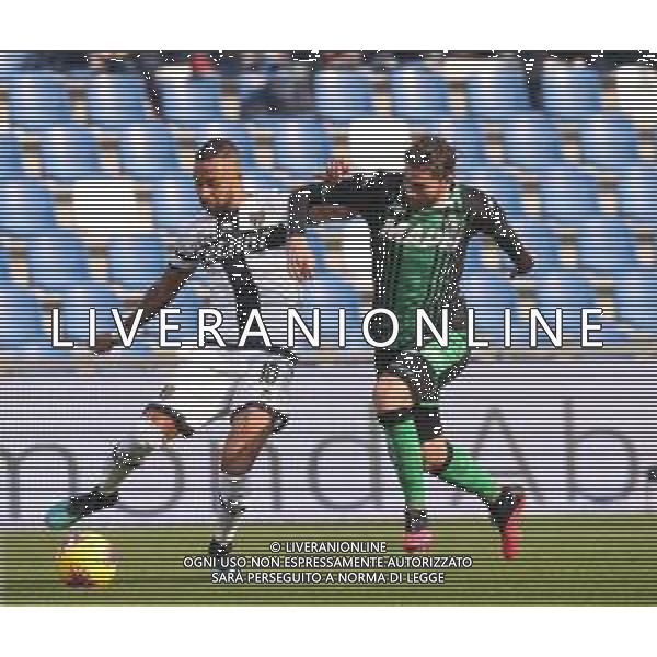 SASSUOLO - PARMA CAMPIONATO CALCIO SERIE A TIM 16.02.2020 NELLA FOTO HERNANI E MANUEL LOCATELLI ©SANTANDREA / AGENZIA ALDO LIVERANI SAS