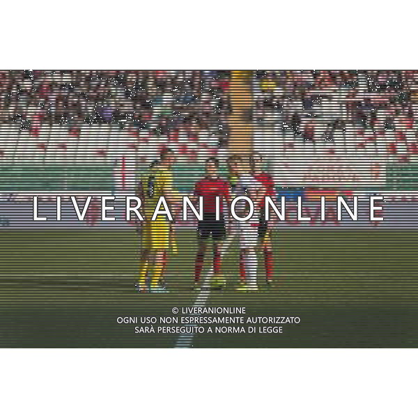 Campionato di Calcio Serie C - Lega Pro 2019/2020 Padova, Italia 16/02/2020 Calcio Padova vs Fermana Nella foto: Daniele Capelli (Padova) e Edoardo Scrosta (Fermana FC) ©Mattia Radoni - Alessio Marini / AGENZIA ALDO LIVERANI SAS