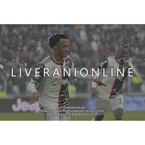Torino 16.02.2020 Allianz Stadium ©Falzone/Agenzia Aldo Liverani Juventus vs Brescia Campionato italiano di calcio Serie A Tim 2019-2020 Nella foto: ESULTANZA DOPO IL GOL DI JUAN CUADRADO ©Falzone / AGENZIA ALDO LIVERANI SAS