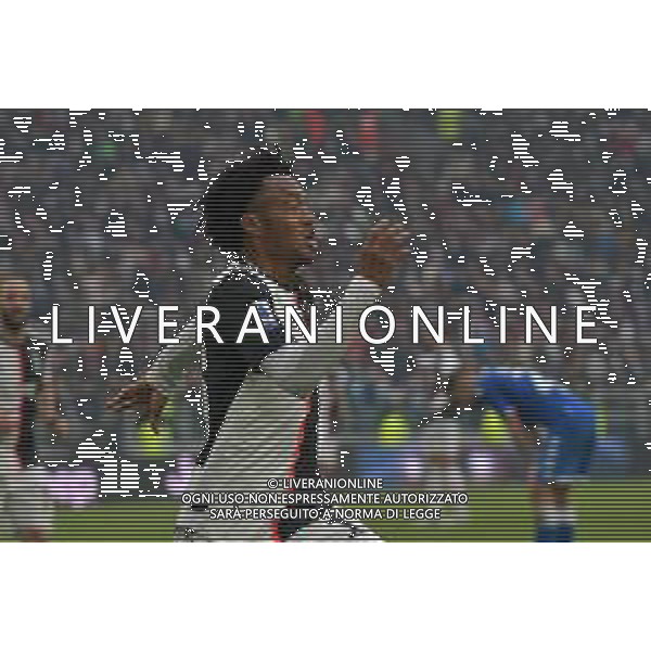 Torino 16.02.2020 Allianz Stadium ©Falzone/Agenzia Aldo Liverani Juventus vs Brescia Campionato italiano di calcio Serie A Tim 2019-2020 Nella foto: ESULTANZA DOPO IL GOL DI JUAN CUADRADO ©Falzone / AGENZIA ALDO LIVERANI SAS