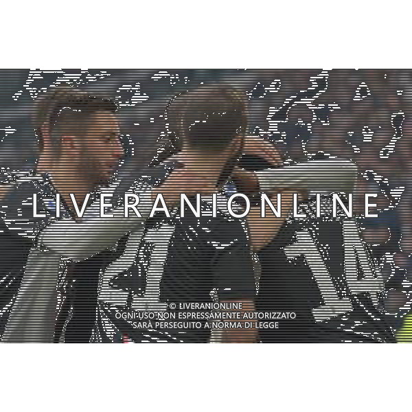 Torino 16.02.2020 Allianz Stadium ©Falzone/Agenzia Aldo Liverani Juventus vs Brescia Campionato italiano di calcio Serie A Tim 2019-2020 Nella foto: ESULTANZA DOPO IL GOL DI JUAN CUADRADO ©Falzone / AGENZIA ALDO LIVERANI SAS