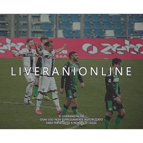 SASSUOLO - PARMA CAMPIONATO CALCIO SERIEA TIM 16.02.2020 NELLA FOTO ESULTANZA PARMA A FINE GARA ©SANTANDREA / AGENZIA ALDO LIVERANI SAS