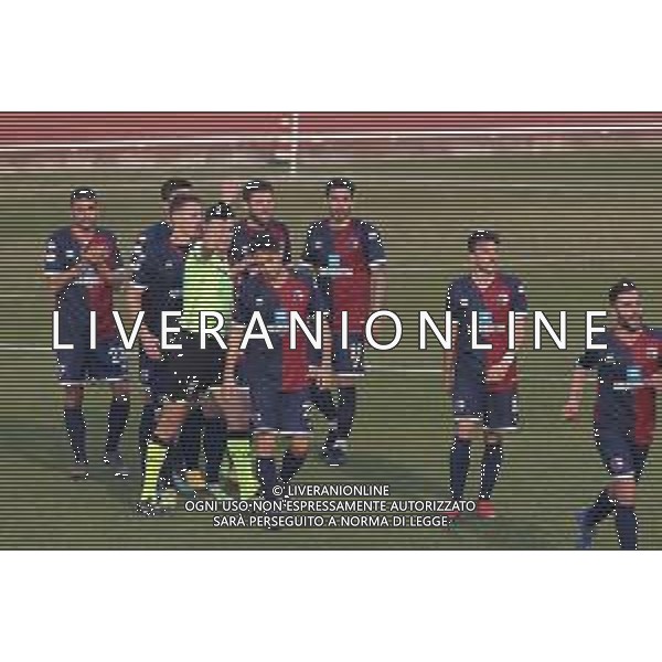 IMOLA 16 02 2020 IMOLESE CALCIO-CESENA 1-4 SERIE C NELLA FOTO IMOLESE CALCIO CON L\'ARBITRO DELLA PARTITA ©SANNA / AGENZIA ALDO LIVERANI SAS