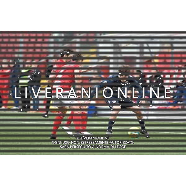 Campionato di Calcio Serie C - Lega Pro 2019/2020 Trieste, Italia 16/02/2020 Triestina vs Vis Pesaro Nella foto: Davide Voltan, in difesa Rolim della triestina ©Marco Todaro - Alessio Marini / AGENZIA ALDO LIVERANI SAS