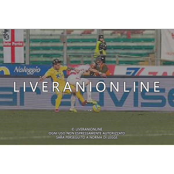 Campionato di Calcio Serie C - Lega Pro 2019/2020 Padova, Italia 16/02/2020 Calcio Padova vs Fermana Nella foto: Ilario Iotti (Fermana FC) in azione con Nicolo Fazzi (Padova) ©Mattia Radoni - Alessio Marini / AGENZIA ALDO LIVERANI SAS