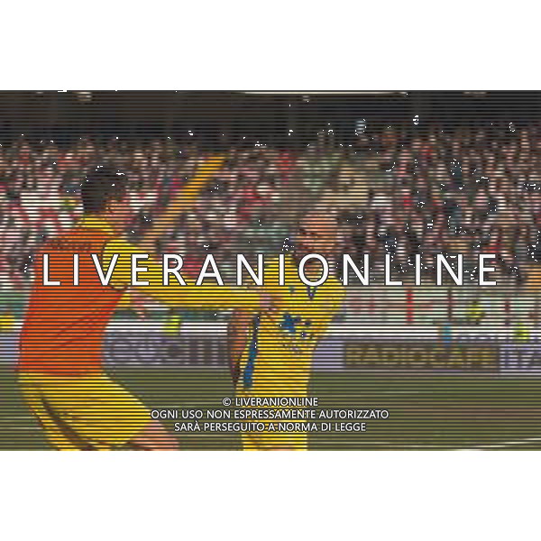 Campionato di Calcio Serie C - Lega Pro 2019/2020 Padova, Italia 16/02/2020 Calcio Padova vs Fermana Nella foto: L\'esultanza di Marco Manetta (Fermana FC) dopo il goal ©Mattia Radoni - Alessio Marini / AGENZIA ALDO LIVERANI SAS