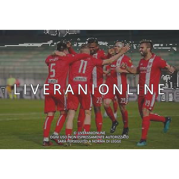 Campionato di Calcio Serie C - Lega Pro 2019/2020 Monza (MB), Italia 16/02/2020 Monza vs Juventus U23 Nella foto: AC Monza festeggia il gol ©Alessio Morgese - Alessio Marini / AGENZIA ALDO LIVERANI SAS