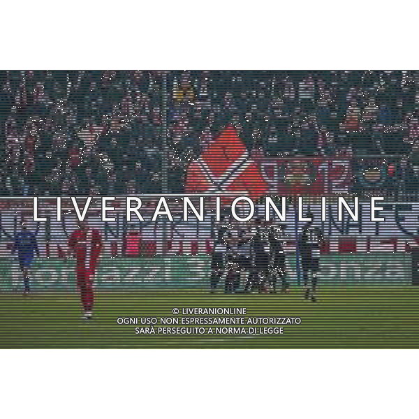Campionato di Calcio Serie C - Lega Pro 2019/2020 Monza (MB), Italia 16/02/2020 Monza vs Juventus U23 Nella foto: La Juventus U23 Festeggia il vantaggio ©Alessio Morgese - Alessio Marini / AGENZIA ALDO LIVERANI SAS