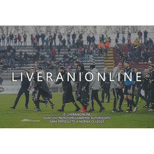 Campionato di Calcio Serie C - Lega Pro 2019/2020 Monza (MB), Italia 16/02/2020 Monza vs Juventus U23 Nella foto: Juventus U23 festeggia la vittoria a Monza ©Alessio Morgese - Alessio Marini / AGENZIA ALDO LIVERANI SAS