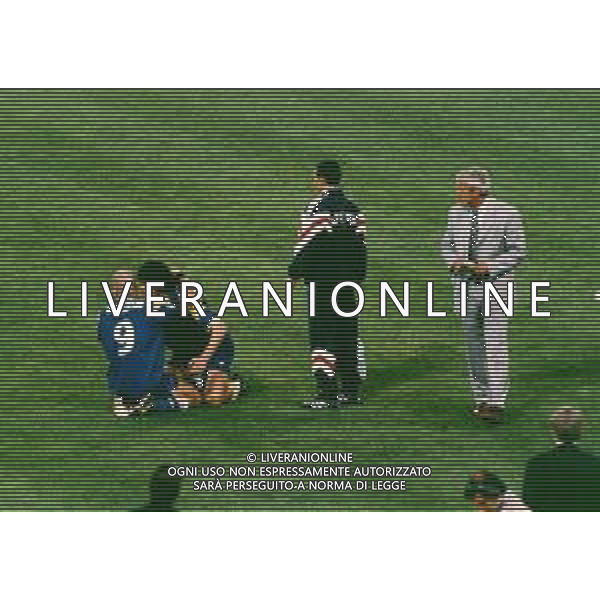 RETROSPETTIVA MARCELLO LIPPI ALLENATORE NELLA FOTO MARCELLO LIPPI NELL\'ANNO ALLENATORE JUVENTUS CALCIO NELLA FINALE DI CHAMPIONS LEAGUE JUVENTUS AJAX 22-05-1996 A ROMA AG ALDO LIVERANI SAS