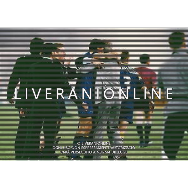 RETROSPETTIVA MARCELLO LIPPI ALLENATORE NELLA FOTO MARCELLO LIPPI NELL\'ANNO ALLENATORE JUVENTUS CALCIO NELLA FINALE DI CHAMPIONS LEAGUE JUVENTUS AJAX 22-05-1996 A ROMA AG ALDO LIVERANI SAS