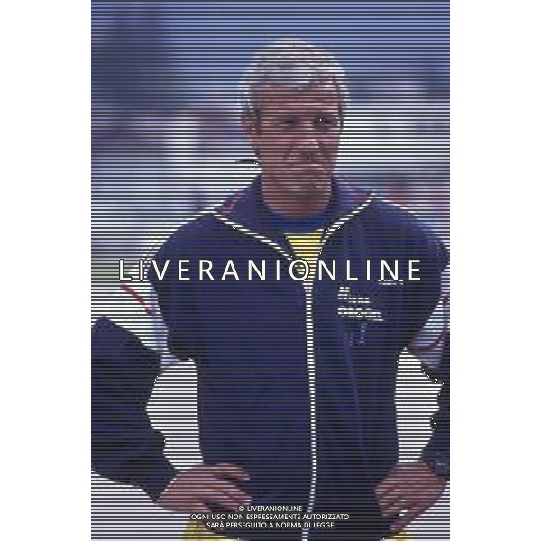 RETROSPETTIVA MARCELLO LIPPI ALLENATORE NELLA FOTO MARCELLO LIPPI ALLENATORE DEL CESENA CALCIO 1989-1990 AG ALDO LIVERANI SAS