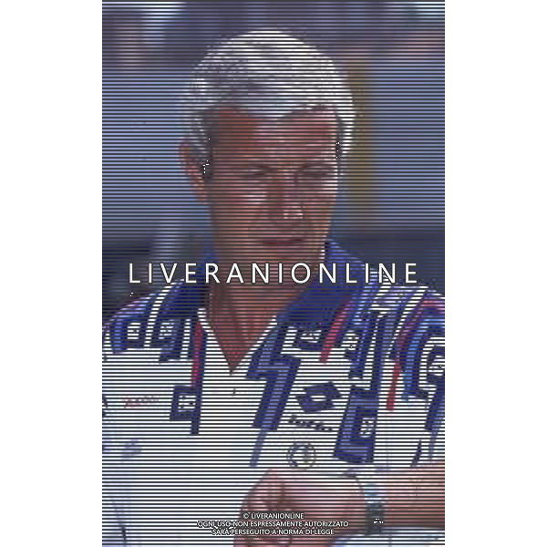 RETROSPETTIVA MARCELLO LIPPI ALLENATORE NELLA FOTO MARCELLO LIPPI ALLENATORE DELL\'ATALANTA CALCIO 1992-1993 AG ALDO LIVERANI SAS