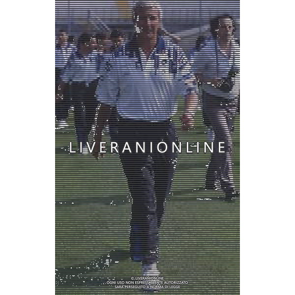 RETROSPETTIVA MARCELLO LIPPI ALLENATORE NELLA FOTO MARCELLO LIPPI ALLENATORE DELL\'ATALANTA CALCIO 1992-1993 AG ALDO LIVERANI SAS