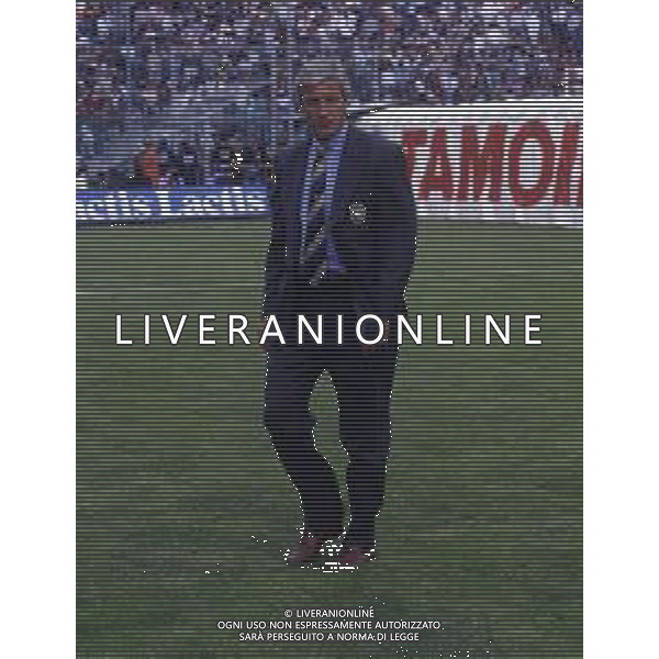 RETROSPETTIVA MARCELLO LIPPI ALLENATORE NELLA FOTO MARCELLO LIPPI ALLENATORE DELL\'ATALANTA CALCIO 1992-1993 AG ALDO LIVERANI SAS