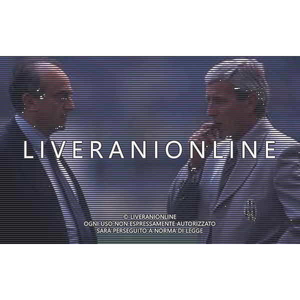 RETROSPETTIVA MARCELLO LIPPI ALLENATORE NELLA FOTO MARCELLO LIPPI ALLENATORE JUVENTUS NELL\'ANNO 1995-1996 CON ANTONIO GIRAUDO AG ALDO LIVERANI SAS