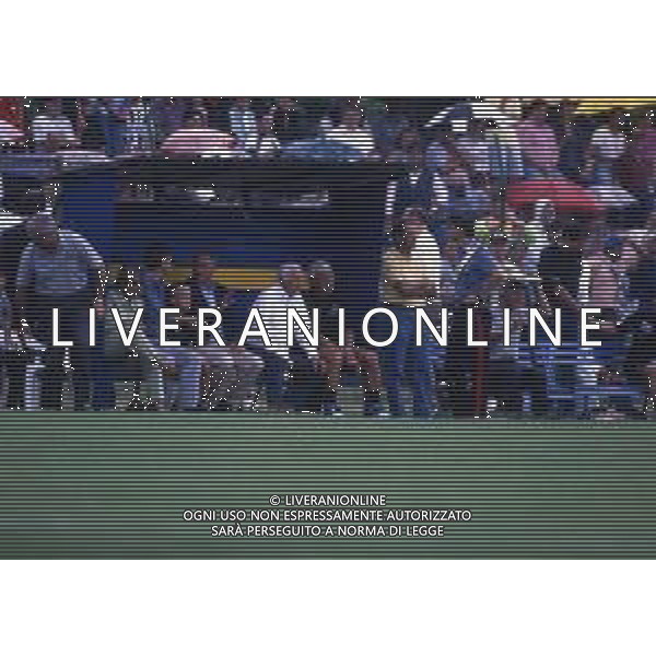 RETROSPETTIVA MARCELLO LIPPI ALLENATORE NELLA FOTO MARCELLO LIPPI NELL\'ANNO 1997-1998 ALLENATORE JUVENTUS CALCIO CON GIANNI AGNELLI AG ALDO LIVERANI SAS