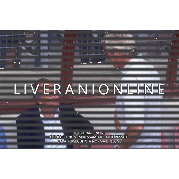 RETROSPETTIVA MARCELLO LIPPI ALLENATORE NELLA FOTO MARCELLO LIPPI NELL\'ANNO 1997-1998 ALLENATORE JUVENTUS CALCIO CON ANTONIO GIRAUDO AG ALDO LIVERANI SAS