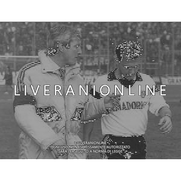 RETROSPETTIVA MARCELLO LIPPI ALLENATORE NELLA FOTO MARCELLO LIPPI ALLENATORE DEL CESENA CALCIO CON GIANLUCA LEONI AG ALDO LIVERANI SAS
